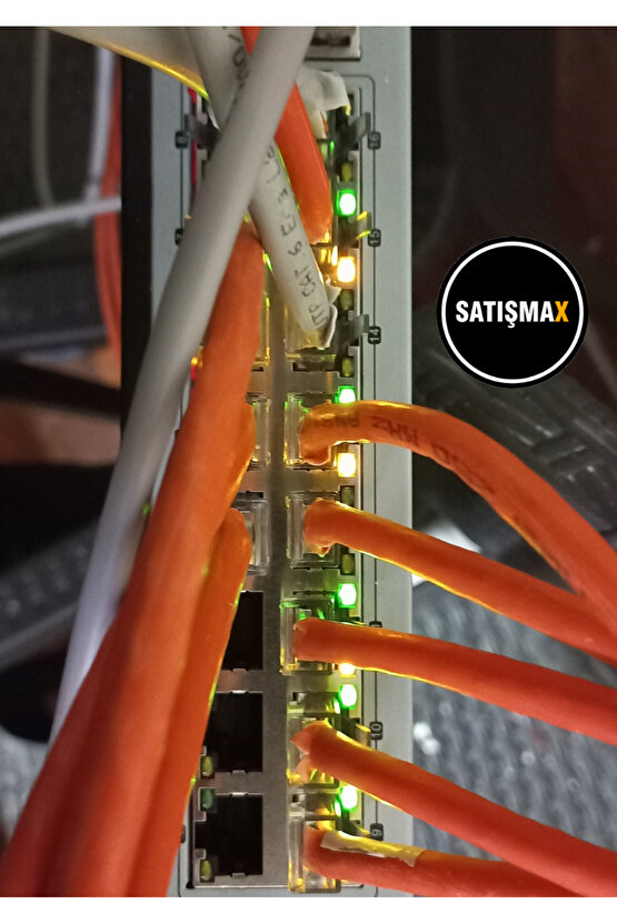 30 Mt 30 Metre Cat6 Internet Bilgisayar Ağ Network Ethernet Kablosu Cat-6 Ket6 Hazır Uç Rj45