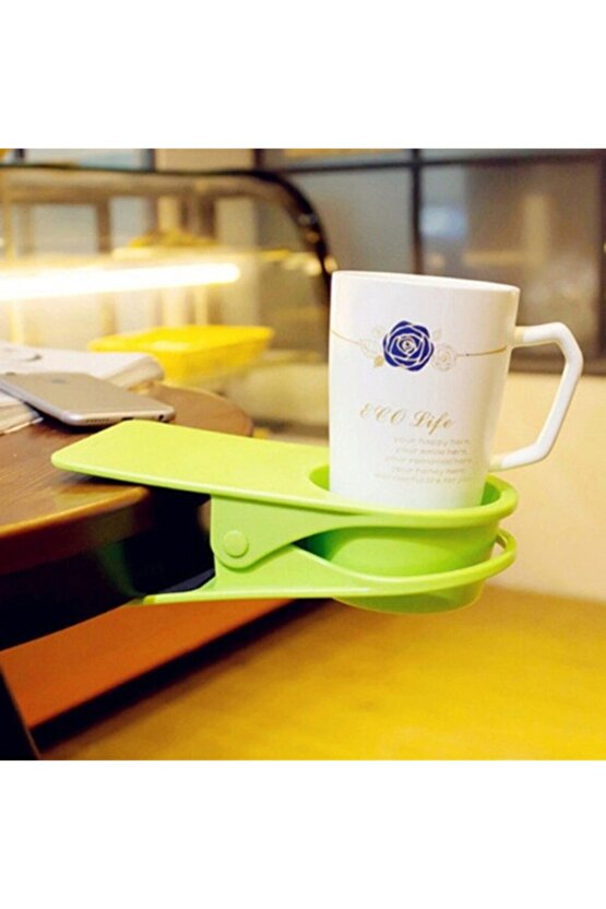 Masa Kenarı Bardaklık Tutucu Bardak Tutacağı Kıskaçlı Drink Clip