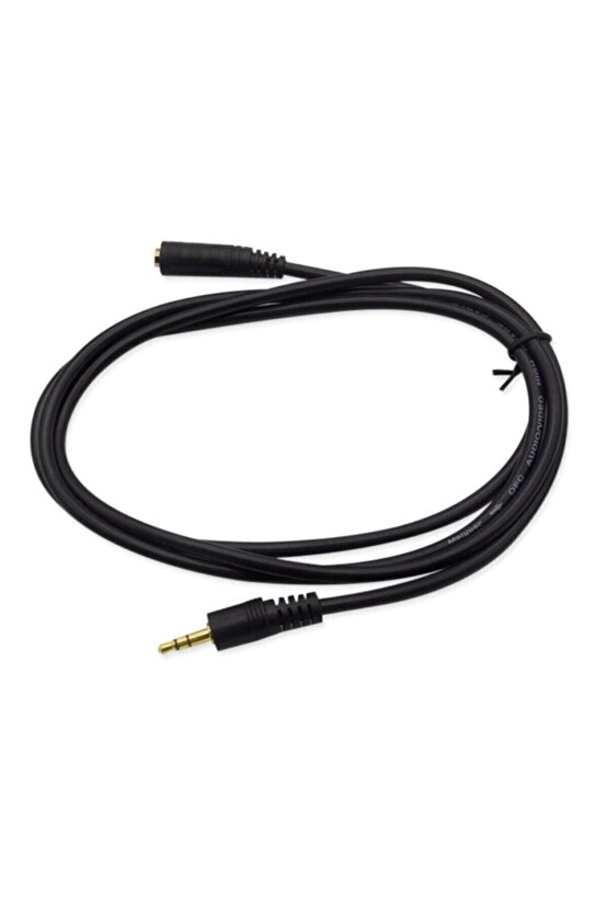1.5m Stereo Hoparlör Kulaklık Ses Aux Uzatma Kablosu 3.5mm Erkek Dişi