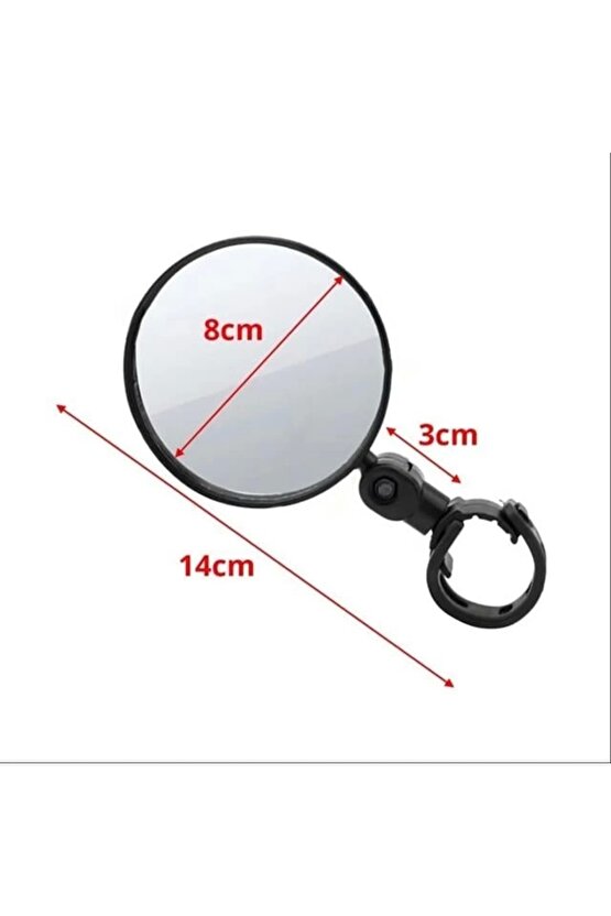 SN-27123 Elektrikli Scooter Bisiklet Dikiz Aynası