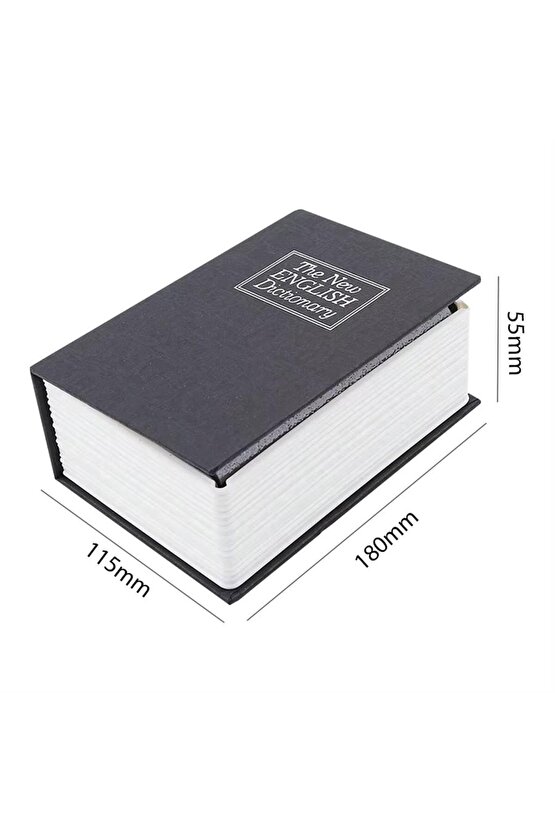 Sunup SN-26086 Kitap GÖrünümlü Kasa 180x115x55 mm