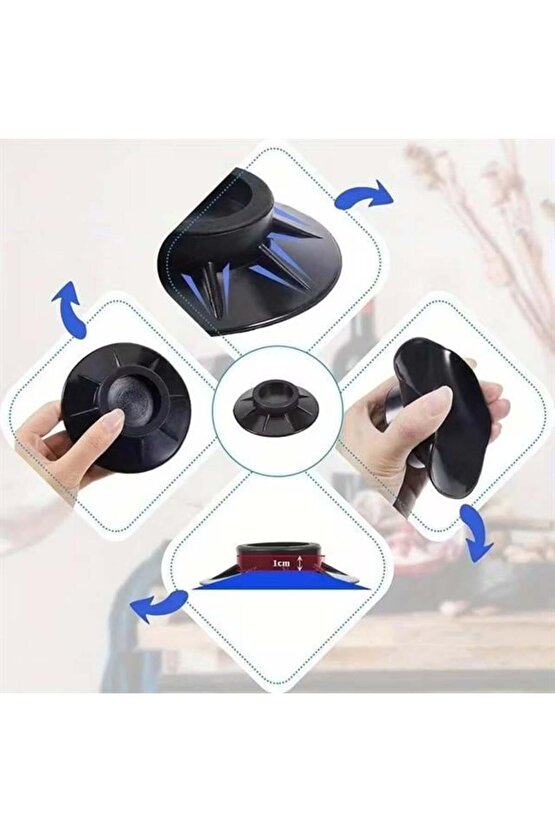 Art Sn-28660 Çamaşır Makinesi Tabanlık Stoper Titreşim Engelleyici Kauçuk Ped Lab