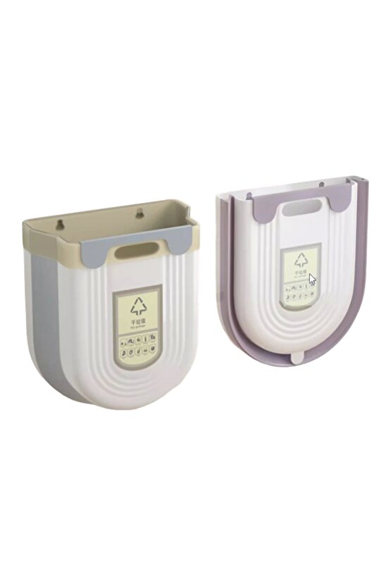 KATLANABİLİR KÖRÜKLÜ MUTFAK ÇÖP KOVASI (4887)