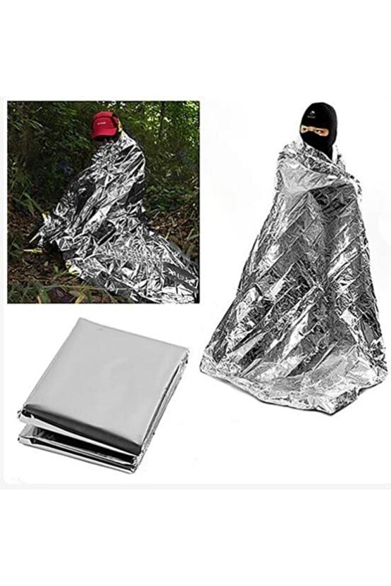 SUNUP SN-29181 SOĞUK VE SICAK TUTAN ÇİFT TARAFLI GÜMÜŞ ACİL DURUM BATTANİYESİ