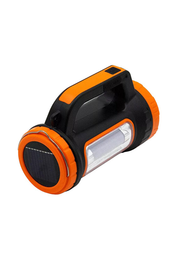 MH-818A ÇOK FONKSİYONLU ŞARJLI IŞILDAK EL FENERİ 3W+15W