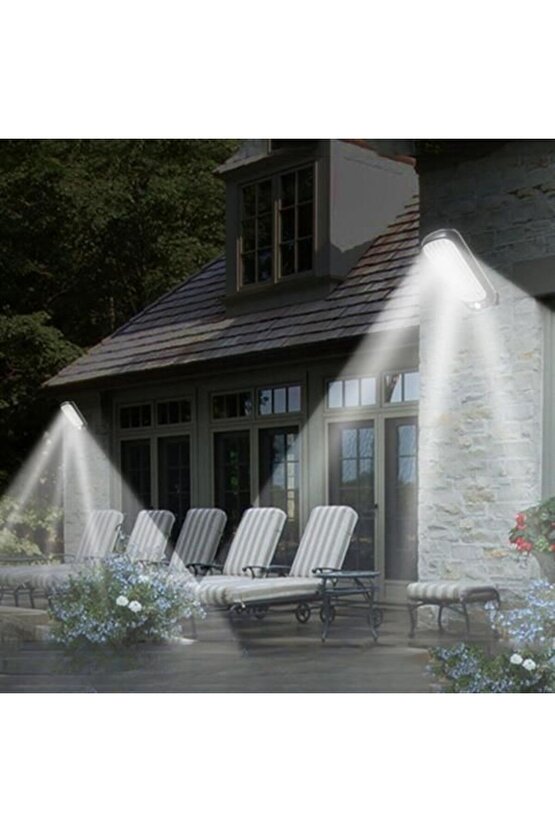 Sensörlü Güneş Enerjisi İle Şarj Olabilen Duvara Monte Solar Aydınlatma GL-84069