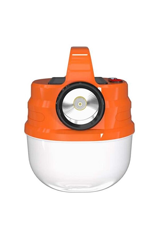 M3LFS- hb-v70 çift işikli  6 modlu (el feneri+5  kademe) 50 watt şarj edilebilir kamp feneri