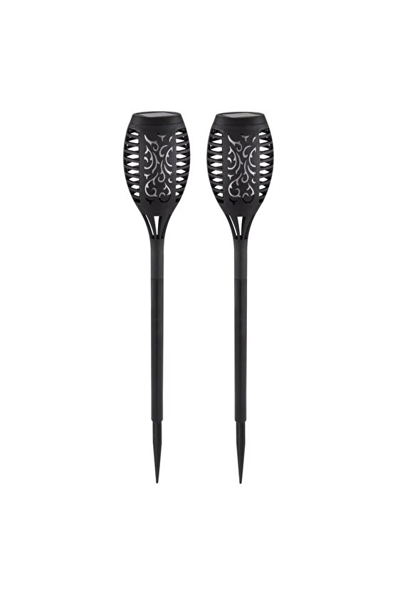 Pm-15940 12 Ledli Ip44 Alevli Kutulu Tekli Paket Solar Bahçe Aydınlatma