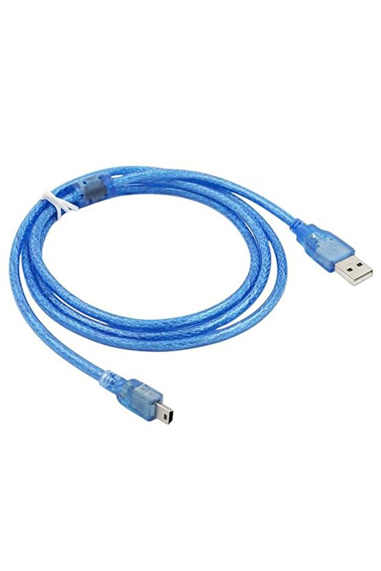 İpod Şarj Aleti Kablosu 5 Pin Geniş 1.5 Metre Şeffaf