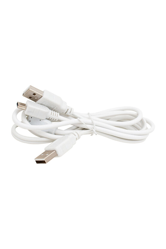 Powermaster Usb 2xerkek - Mini Usb 5 Pin (2.0v) 1.5 Metre Kablo