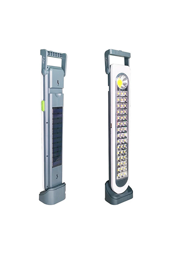 874164 Shopzum Hel-6855t 45 Ledli 45w Solarli Şarjli Işildak