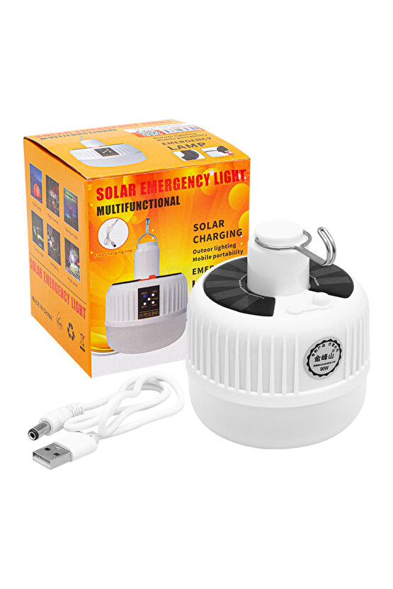 90W 24 Led Çok Fonksiyonlu Solar Acil Durum Lambası PM-17839