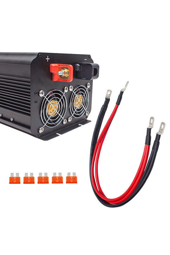 POWERMASTER PWR1800-12 ÇİFT DİJİTAL EKRAN 12 VOLT - 1800 WATT MODIFIED SINUS WAVE INVERTER