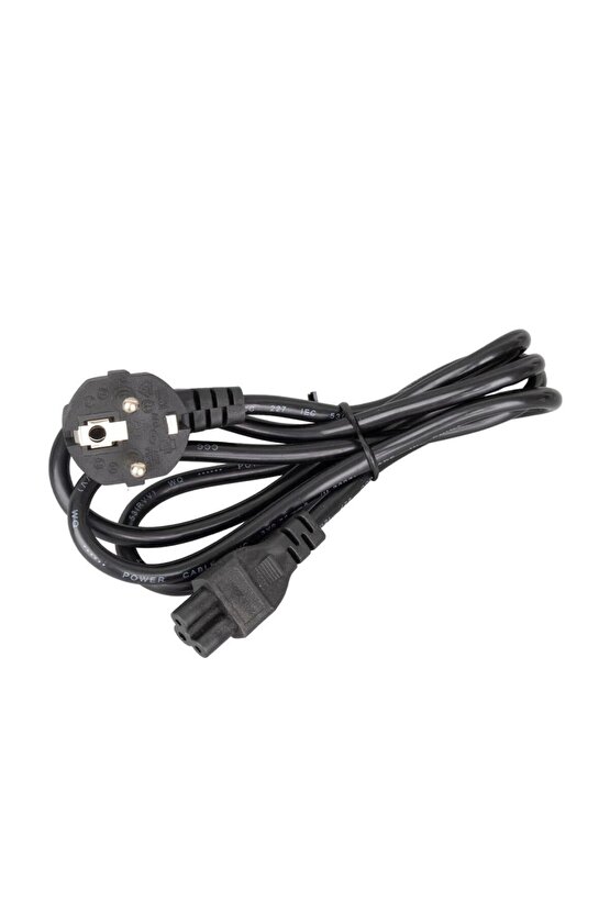 Rose RC-901 3x0.75 Mm Siyah 1.5 Metre Notebook Power Yonca Kablo