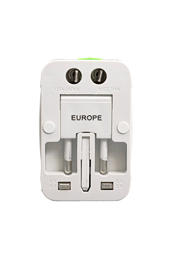 Pm-2886 Unıversal Çoklu Priz Çevirici Seyahat Adaptör 125v-250v-6a-13a