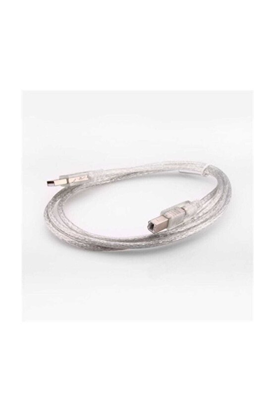 Sl-u2015 Usb2.0 1.5m Şeffaf Yazıcı Kablosu