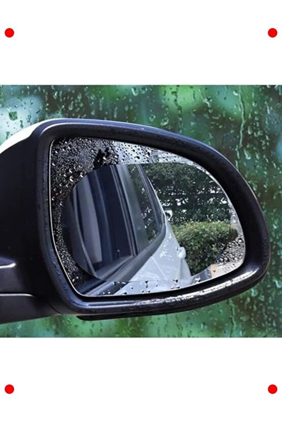Aynası Yağmur ve Buğu Önleyici Şeffaf Film (2 Adet)