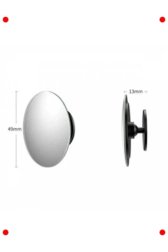 Universal Oynar Başlıklı Kör Nokta Aynası, 2li Set