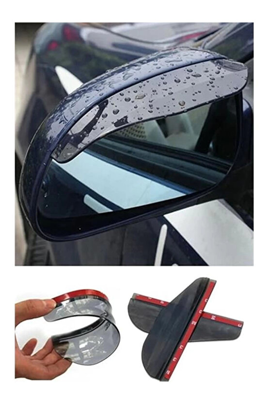 Araç Oto Araba Ayna Yağmur Koruyucu Rüzgarlık Yağmurluk
