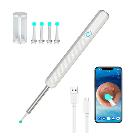 Endoskop Kameralı Kulak Temizleme Cihazı Seti