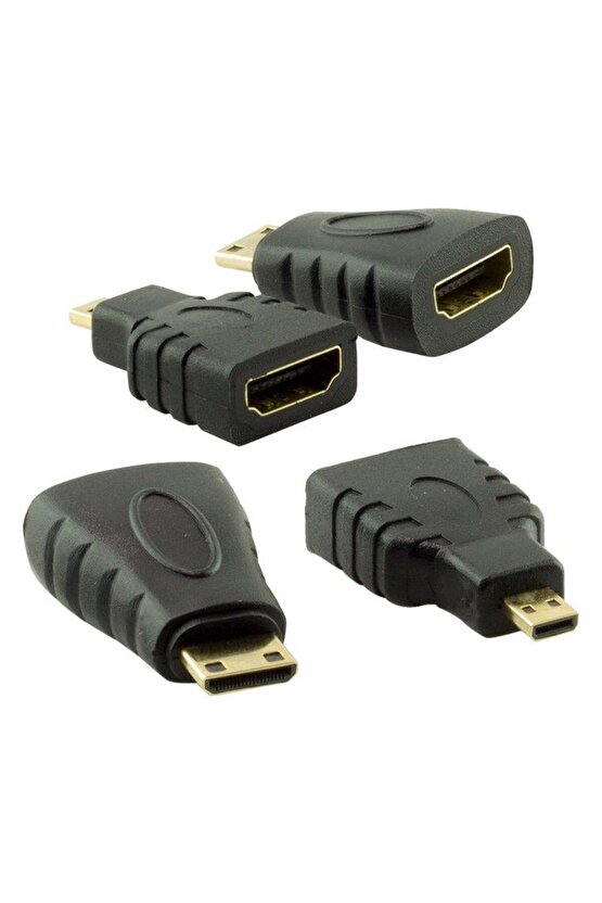 HDMI Kablo 3in1 Set 1.5 Metre (HDMI+Micro HDMI+Mini HDMI)
