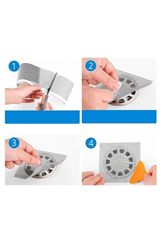 Çok Amaçlı Gider Süzgeci ve Sineklik Tamir Kiti 12 cm * 4 metre