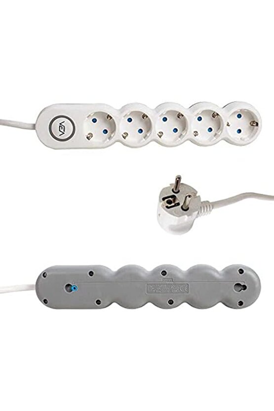 BrfShp VEA VE-2S5S 5Lİ KABLOLU ANAHTARLI 2 METRE GRUP PRİZ 1199837