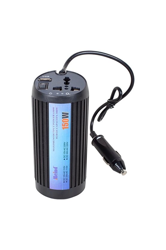 WİNTA- Pm-19826 12 Volt - 150 Watt Usbli Çakmaktan Araç Power Inverter