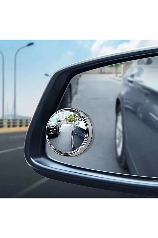 4 Adet 360° Derece Ayarlanabilir Kör Nokta Aynası Araba Yardımcı Dikiz Aynası Yuvarlak Çerçeve Wi...