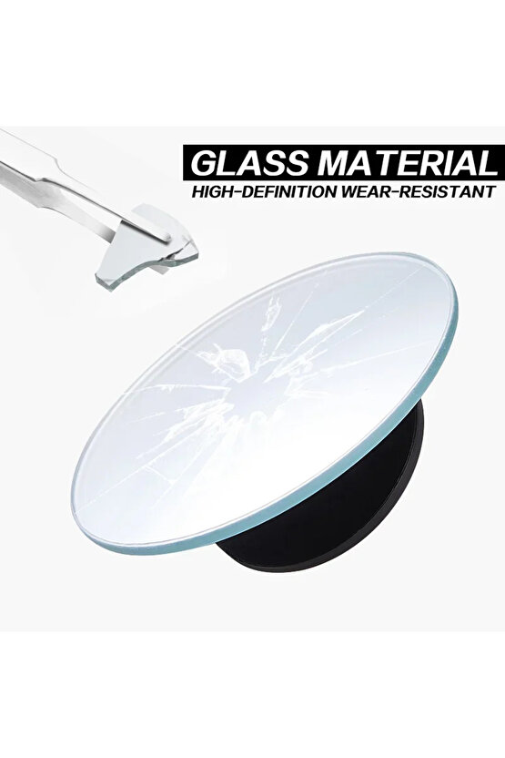 Araba Kör Nokta Aynası 360 Derece Ayarlanabilir Geniş Açı Yardımcı Dikiz Aynası Evrensel...