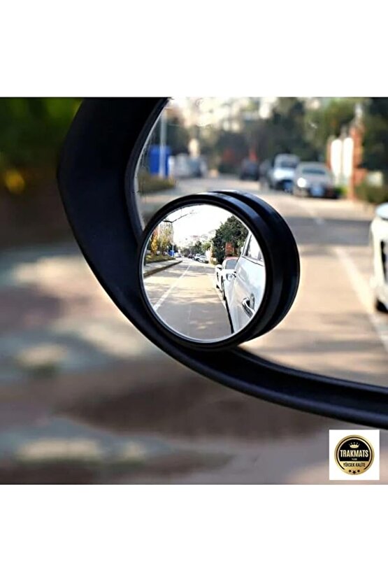 Corolla Sedan 1993-2024 UNİVERSAL OTO YUVARLAK KÖR NOKTA AYNASI - MİNİ YAPIŞMA İKİLİ SET