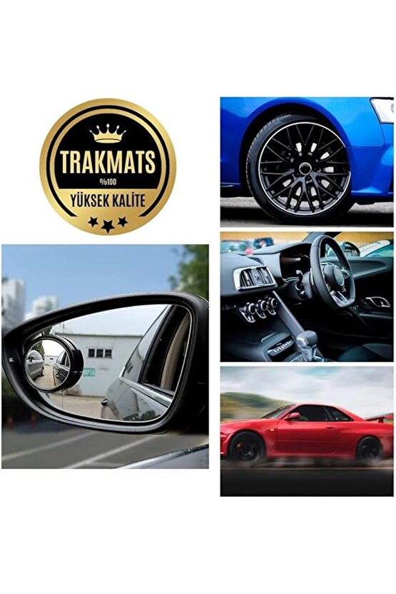 Corolla Sedan 1993-2024 UNİVERSAL OTO YUVARLAK KÖR NOKTA AYNASI - MİNİ YAPIŞMA İKİLİ SET