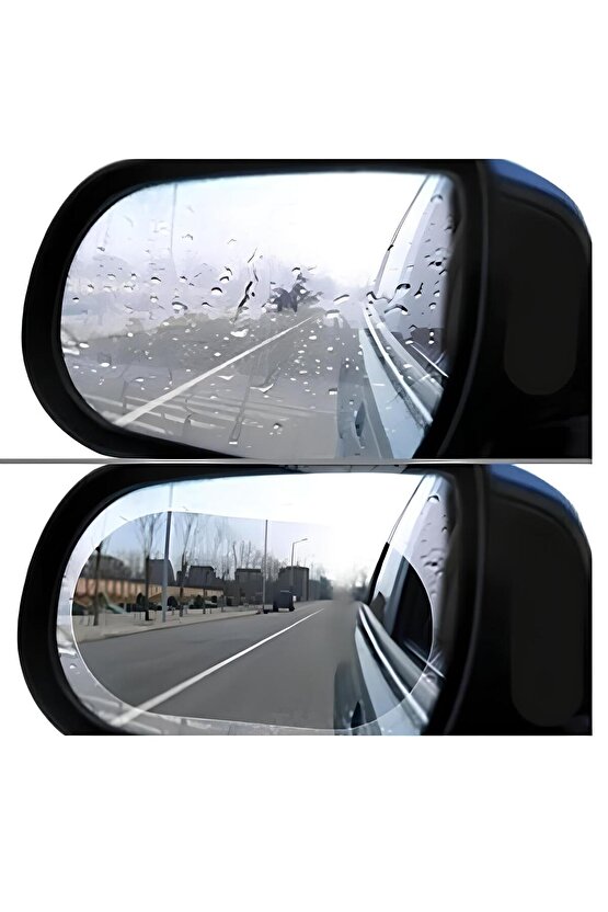 Oto Dış Ayna Yağmur Kaydırıcı Film Araba Yan Dikiz Aynası Filmi Buğu Önleyici 2 Adet Uyumlu