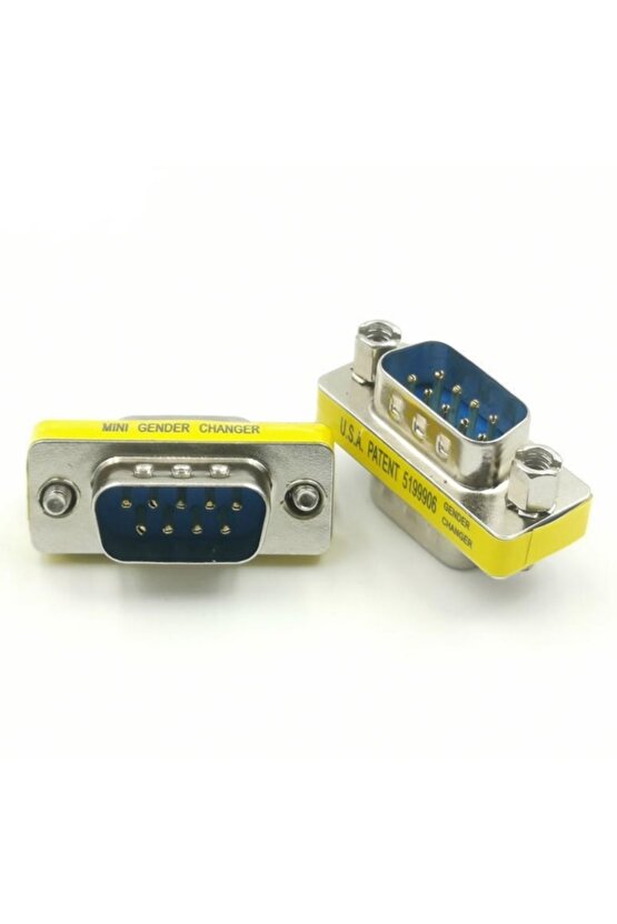 Db9 - Rs232 Erkek-erkek (m2m) 9 Pin Çevirici Ara Adaptör