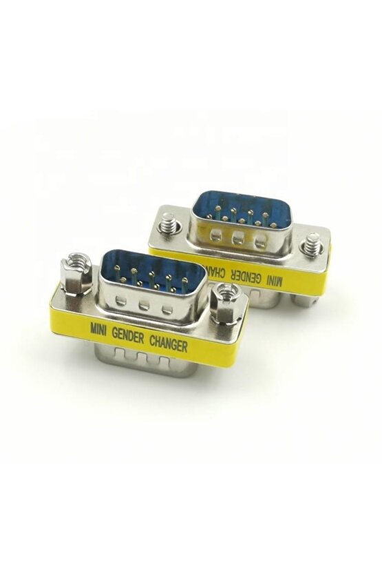 Db9 - Rs232 Erkek-erkek (m2m) 9 Pin Çevirici Ara Adaptör