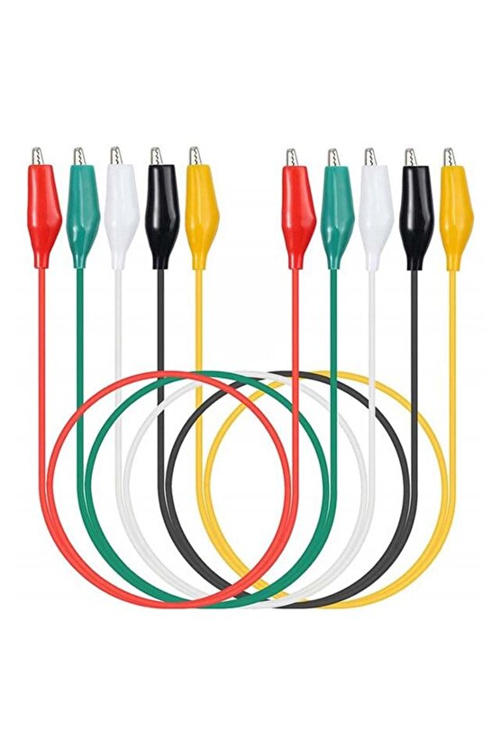 Powermaster Pm-7392 Kablolu İki Tarafı Büyük Krokodil Renkli (10Lu Paket)