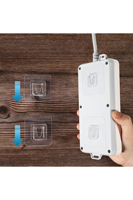 Ev Dekorasyon Geçmeli Klips Eşya Sabitleme Askısı 1 Set