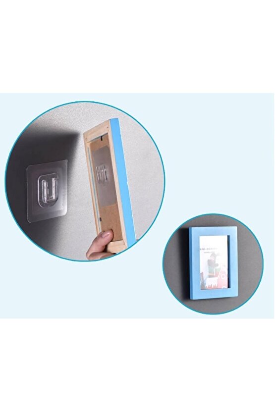 Geçmeli Klips Eşya Sabitleme Askısı 5 SET