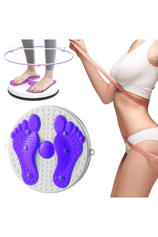 Döner Ve Bel İnceltme Diski - Vücut Şekillendirici Egzersiz Aleti (4767)