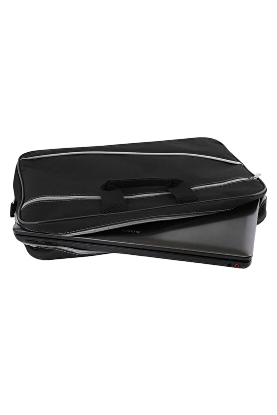 15.6 SİYAH GRİ BİLGİSAYAR NOTEBOOK ÇANTASI DR-500 (4887)