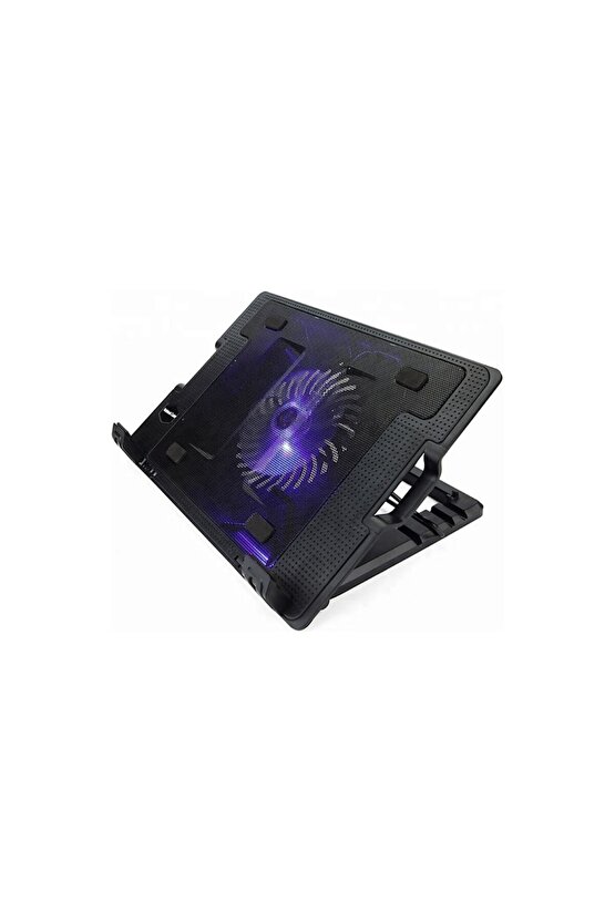 Işıklı Notebook Soğutucu Stand - 5 Kademeli Ayarlı Fanlı Laptop Cooler – NB339
