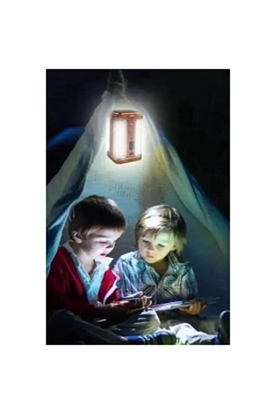 80 Ledli Süper Güçlü Güneş Enerjisi Ile Şarj Olabilen Solar Lamba Asılabilir Işıldak Hg-1664