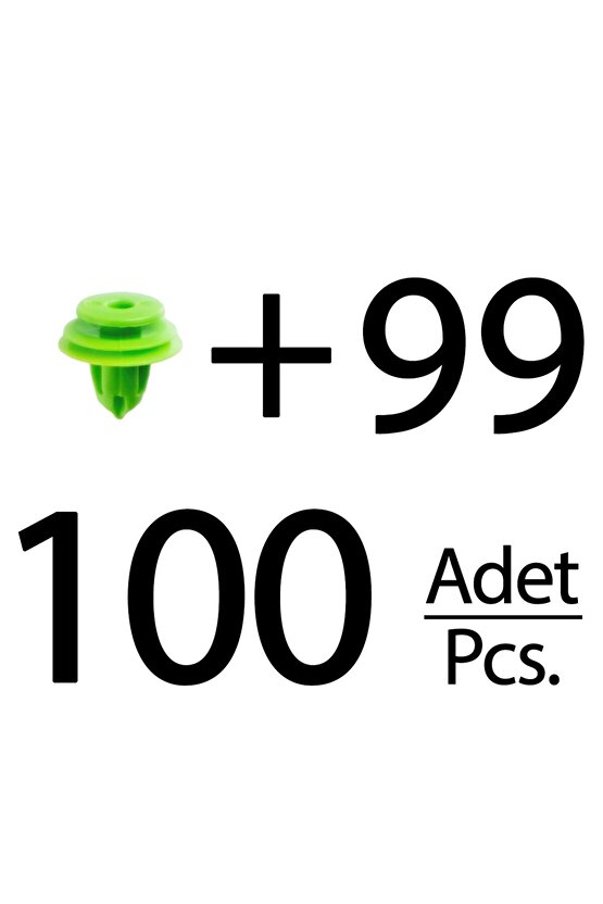 Honda için Döşeme Klips- 100lü