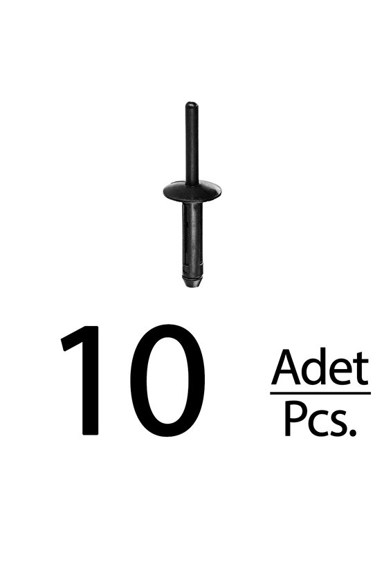 Chrysler için Tampon Klips - 10 Adet