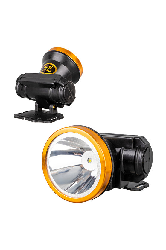 PM-4524 POWER LEDLİ 40 WATT SU GEÇİRMEZ ŞARJLI KAFA LAMBASI FENERİ