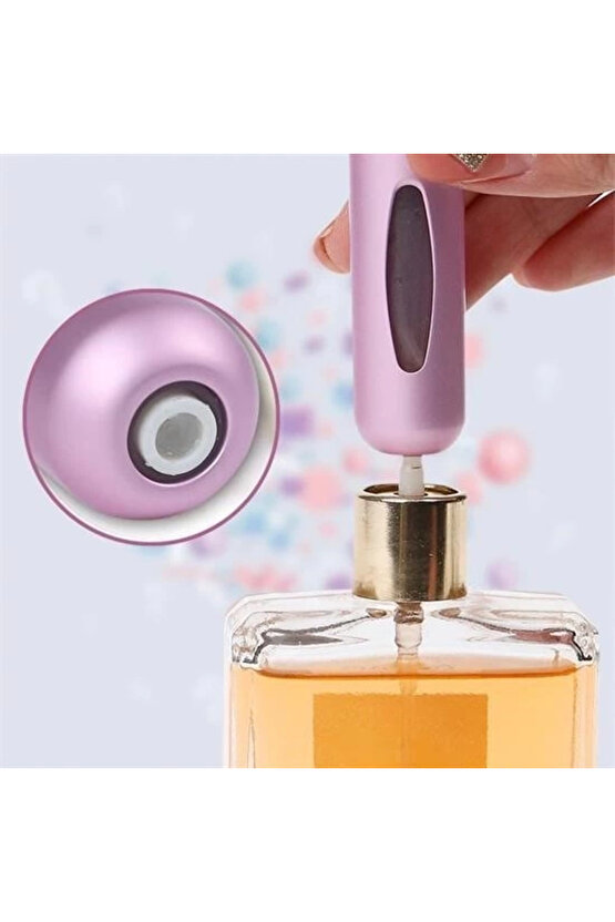 Parfüm Şişesinden Dolabilir Yedek Cep Parfüm Şişesi Aparatı