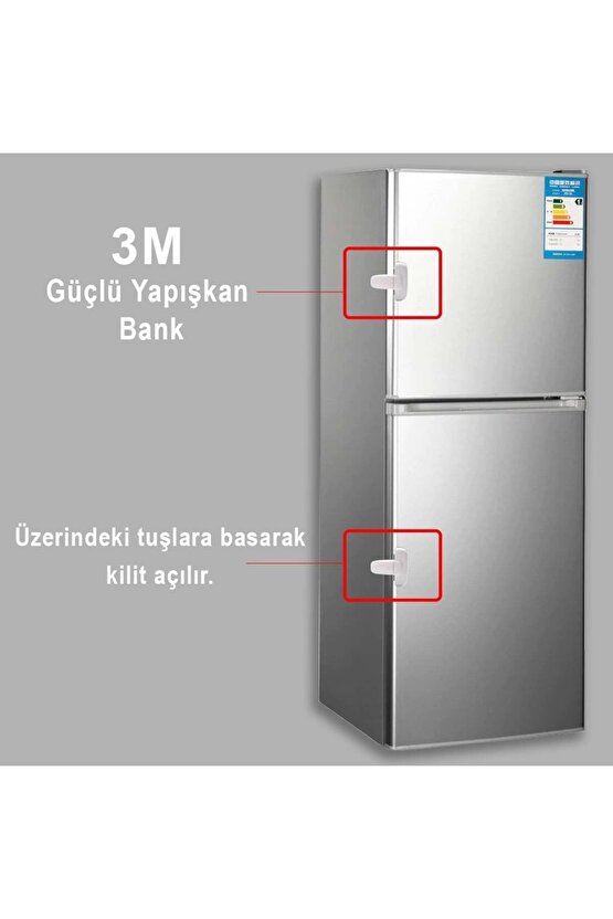 Pm-14319 Buzdolabı Ve Dolap Kilidi (çocuk Kilidi)