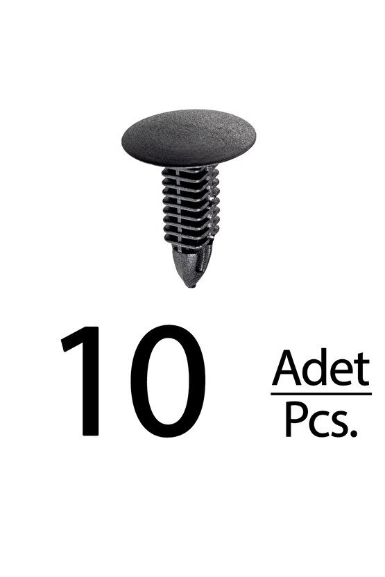 Honda Insight Odyssey Accord Prelude SUZUKI NISSAN için Döşeme Klips - 10 Adet