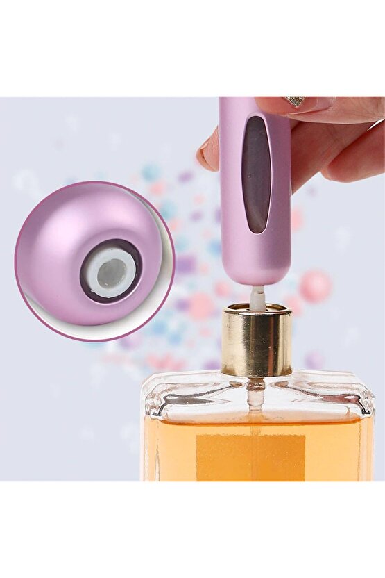 Parfüm Şişesinden Dolabilir Yedek Cep Parfüm Şişesi Aparatı (K0)