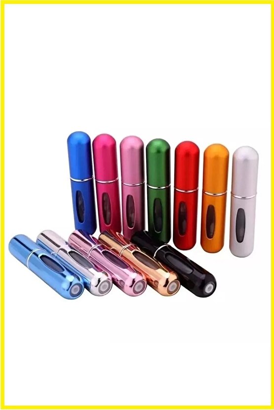 2adet Parfüm Şişesinden Dolabilir Yedek Cep Parfüm Şişesi, Seyahat Tipi Mini Sprey Şişe